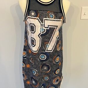 Zara Stylish Black and Orange Women's Dress